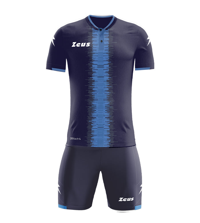 Комплект футбольної форми Zeus (футболка та шорти) KIT PERSEO BL/RO