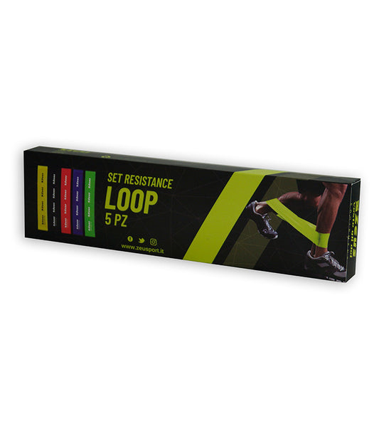 Фітнес-гумки Zeus SET RESISTANCE LOOP 5 PZ