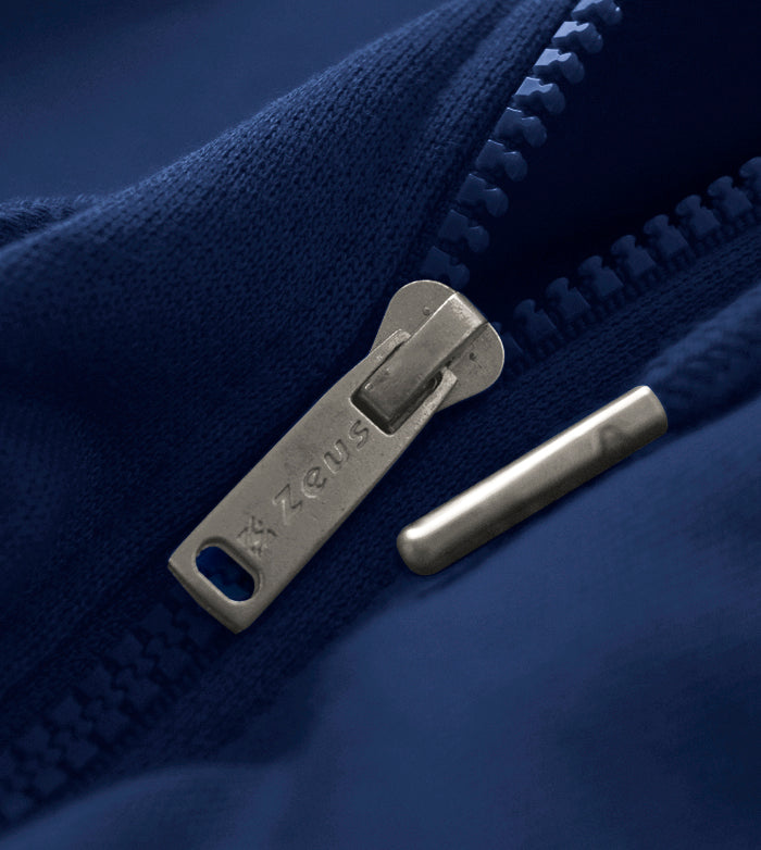 Тренувальна худі Zeus FELPA ULTRA C/ZIP BLU