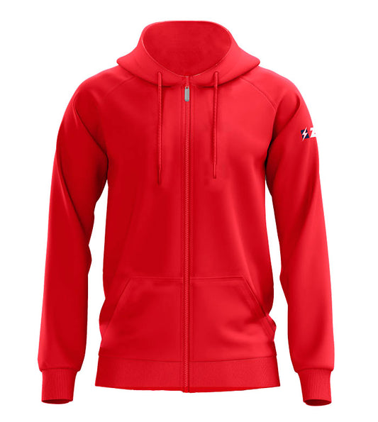 Тренувальна худі Zeus FELPA ULTRA C/ZIP ROSSO
