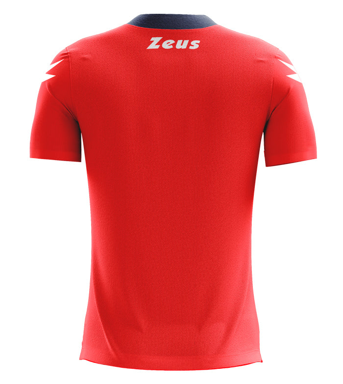 Футбольна футболка Zeus SHIRT ZIP RE/BL