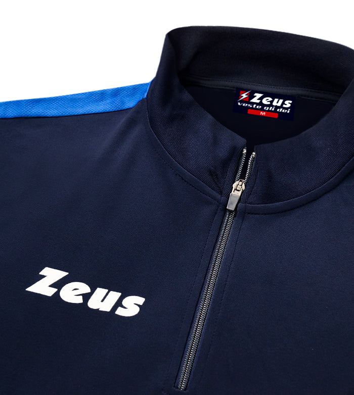 Тренувальна кофта на блискавці Zeus FELPA TRAIN START BLU