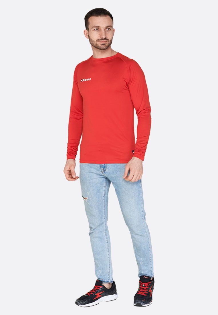 Футболка термо с длинным рукавом Zeus MAGLIA FISIKO M/L ROSSO Z00327