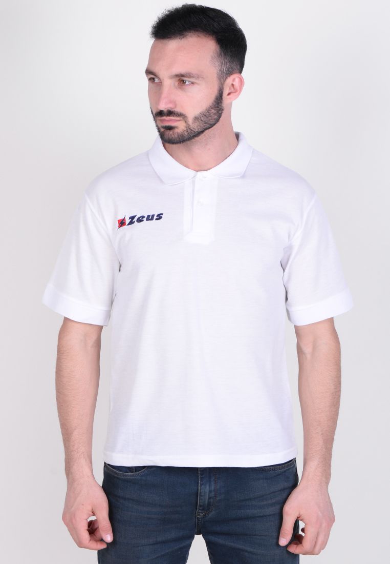 Поло Zeus POLO BASIC M/C BIANC Z00365