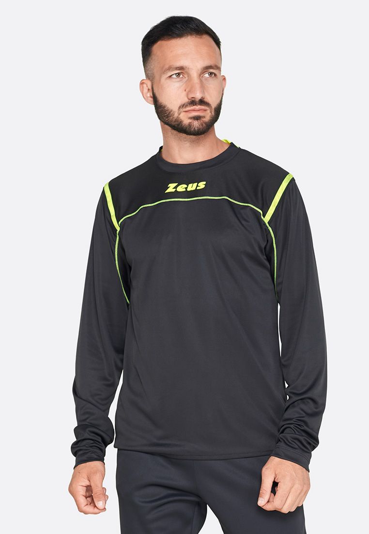 Футболка для бега (длинный рукав) Zeus MAGLIA MARATHON NE/GI Z00713