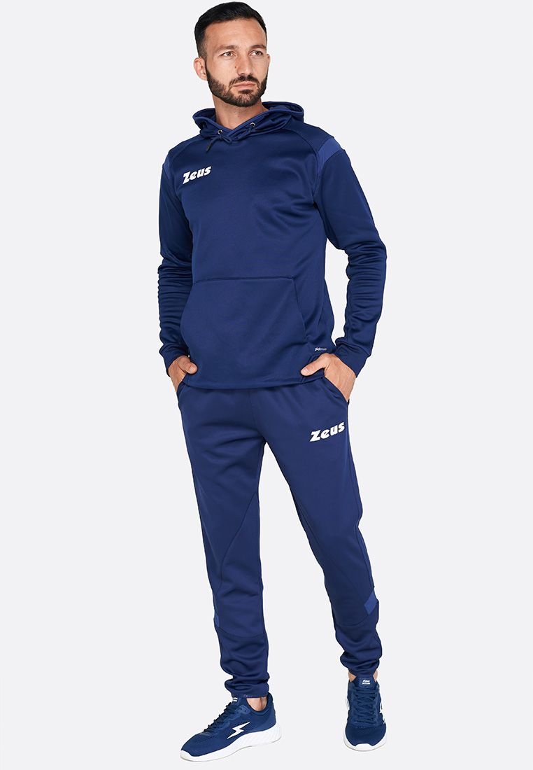 Худи Zeus FELPA RELAX MONOLITH BLU Z01276