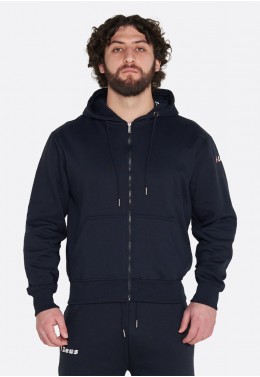 Худи Zeus FELPA ULTRA C/ZIP BLU Z01628