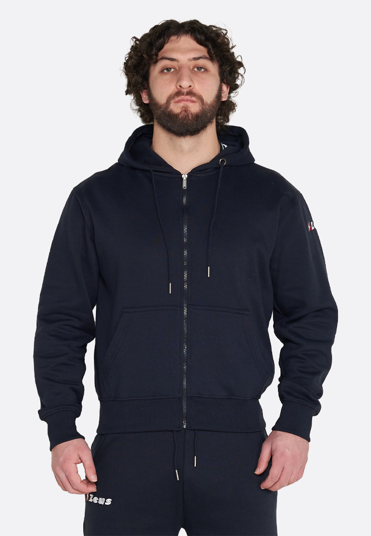 Худи Zeus FELPA ULTRA C/ZIP BLU Z01628