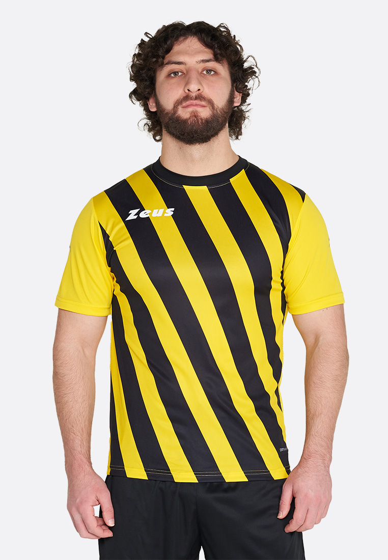Футболка футбольная Zeus SHIRT ZIP GI/NE Z01691
