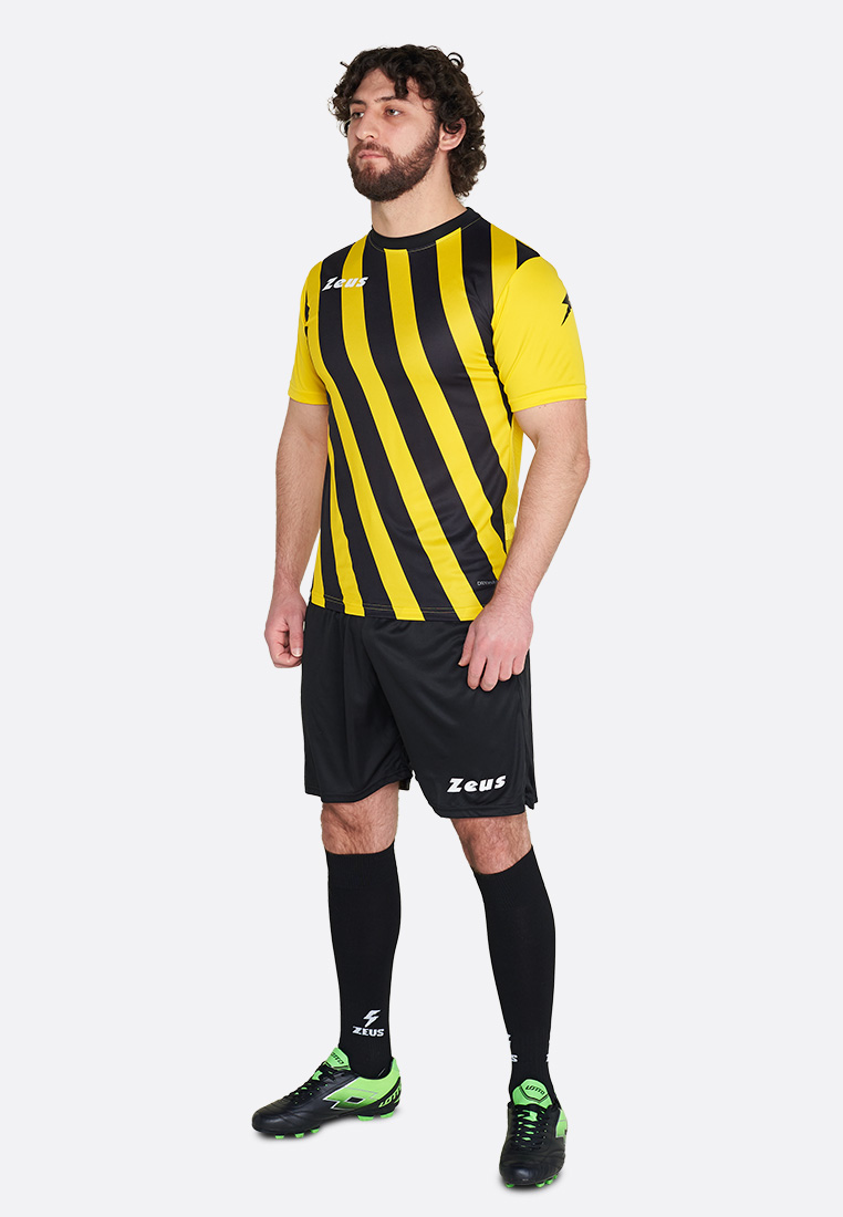 Футболка футбольная Zeus SHIRT ZIP GI/NE Z01691