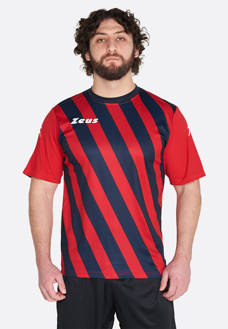 Футболка футбольная Zeus SHIRT ZIP RE/BL Z01699