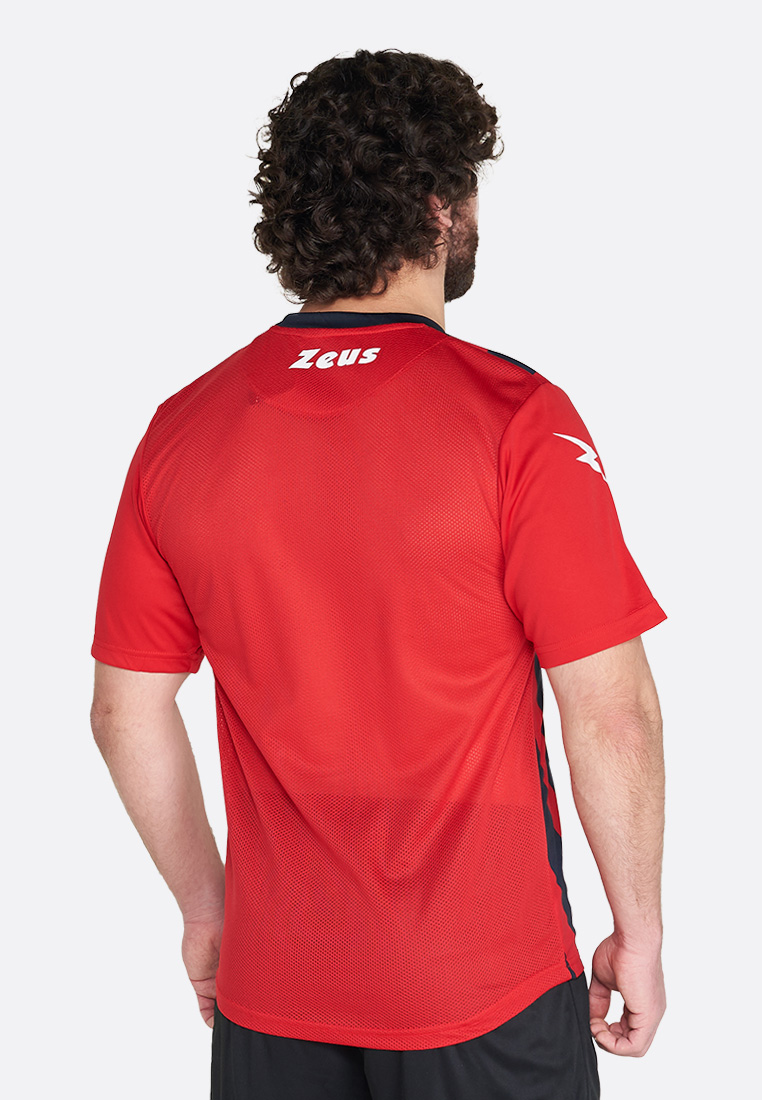 Футболка футбольная Zeus SHIRT ZIP RE/BL Z01699