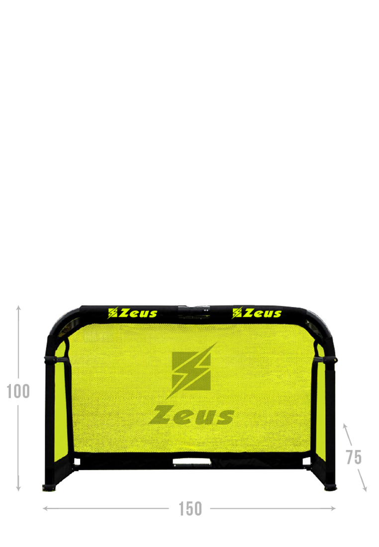 Ворота футбольные складные Zeus FOLDING GOAL ALUMINUM 150x80x75 cm NERO Z01794